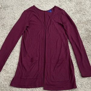 Aeropostale Maroon Cardigan